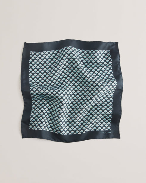 BELLES-Ties-Geo Print Silk Pocket Square- Ted Baker Romania